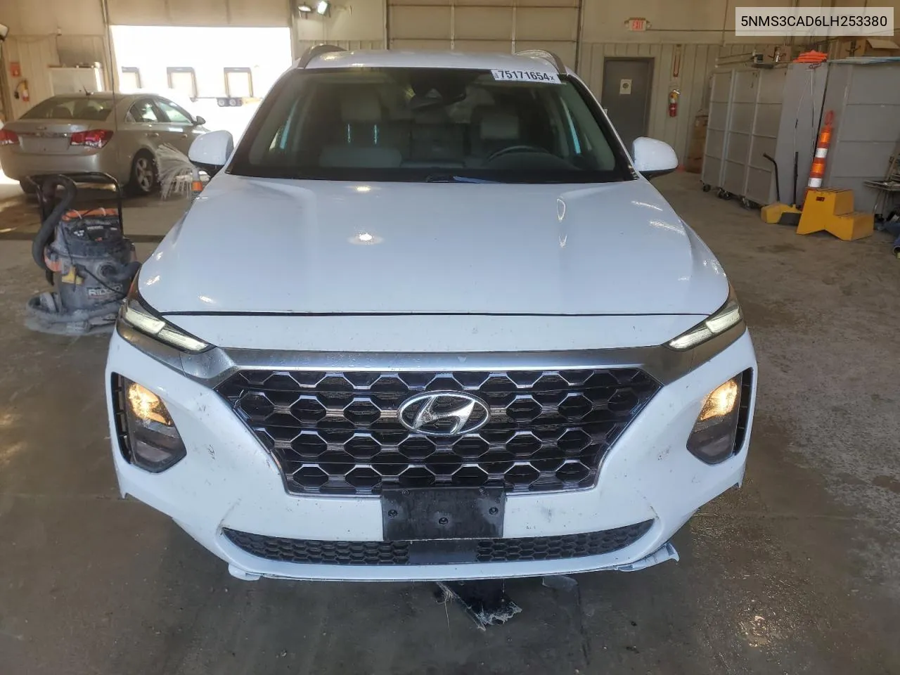 2020 Hyundai Santa Fe Sel VIN: 5NMS3CAD6LH253380 Lot: 75171654