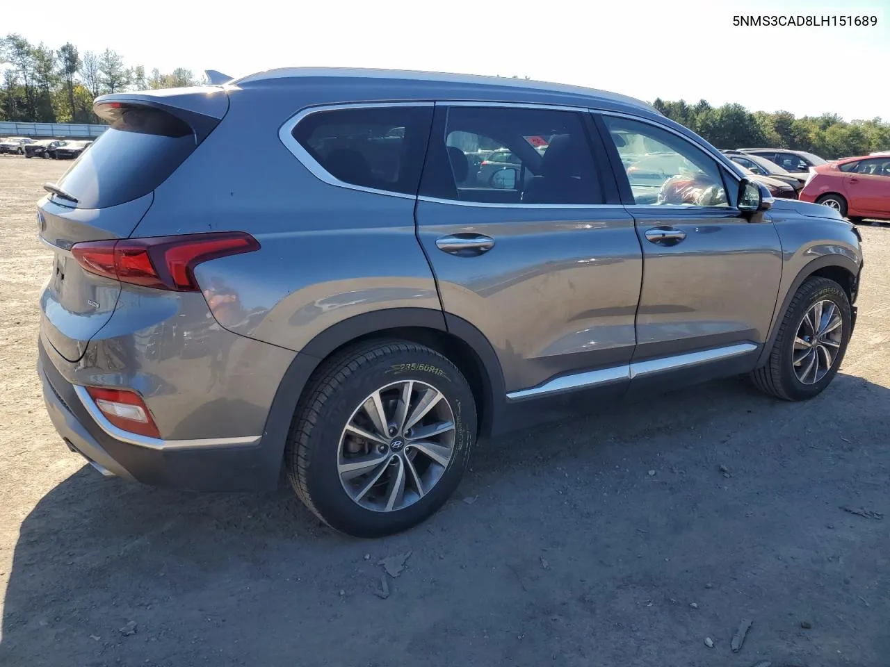 5NMS3CAD8LH151689 2020 Hyundai Santa Fe Sel