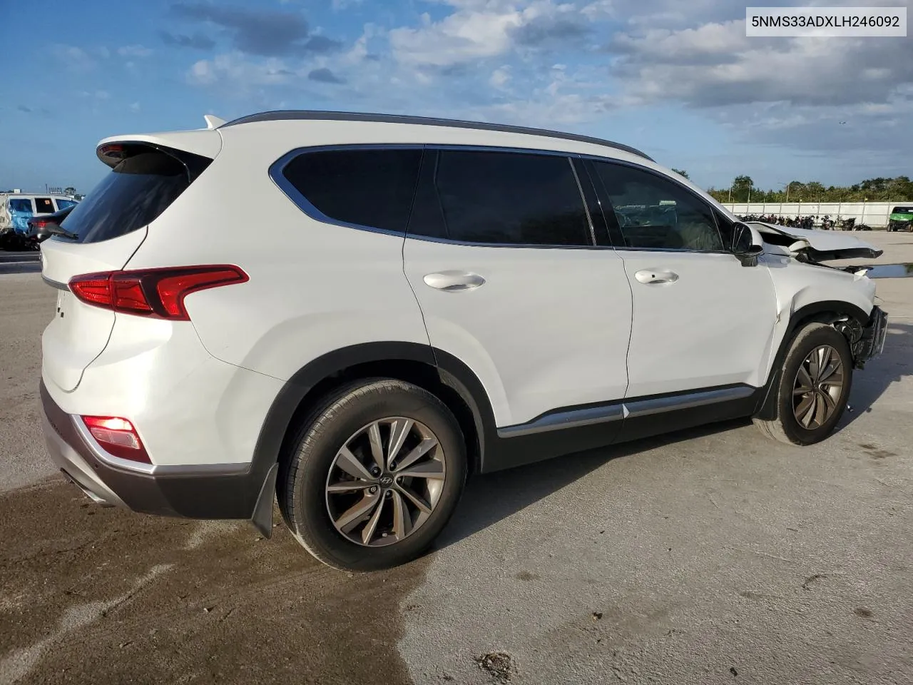 2020 Hyundai Santa Fe Sel VIN: 5NMS33ADXLH246092 Lot: 75272734