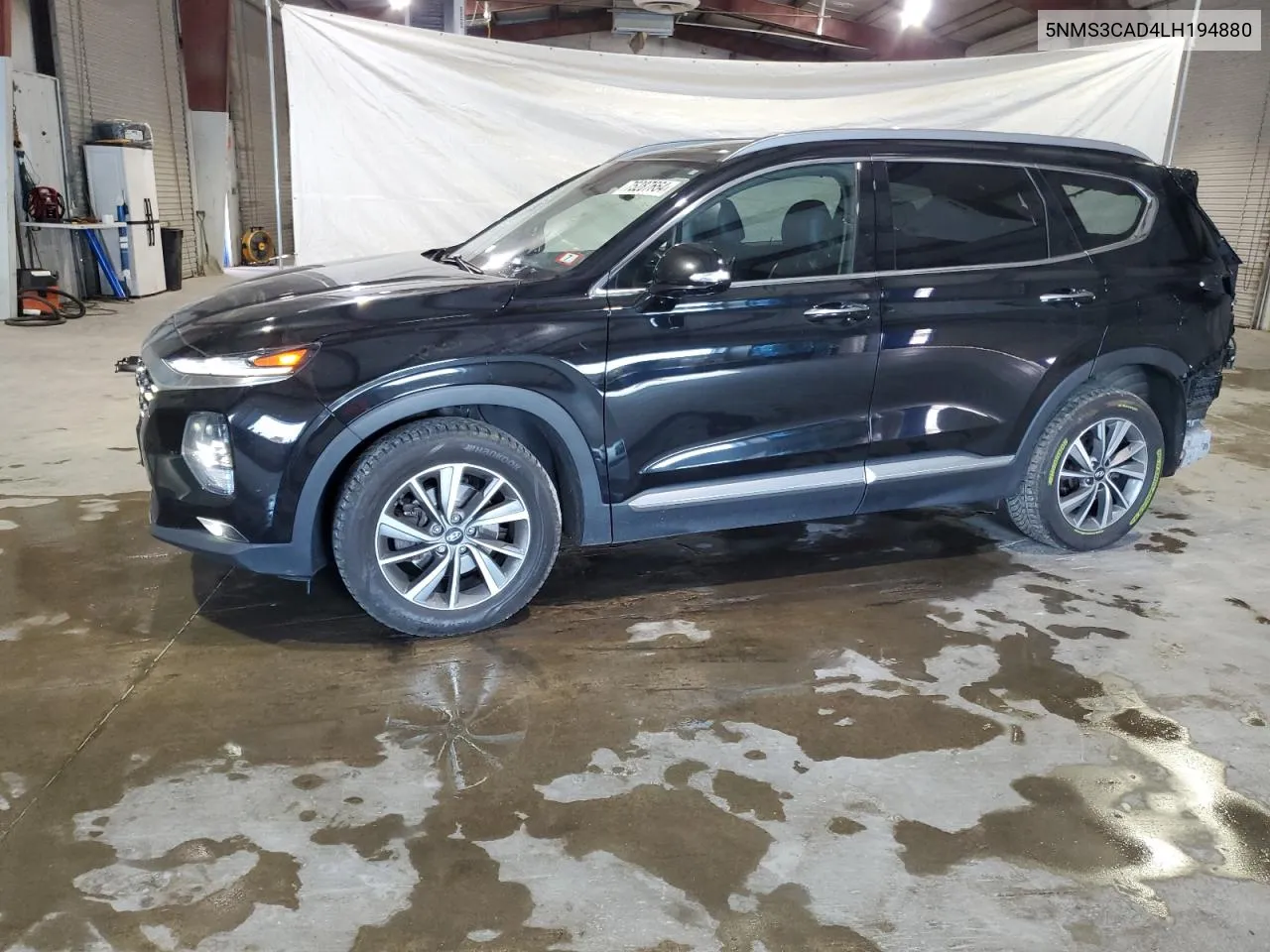 2020 Hyundai Santa Fe Sel VIN: 5NMS3CAD4LH194880 Lot: 75287664