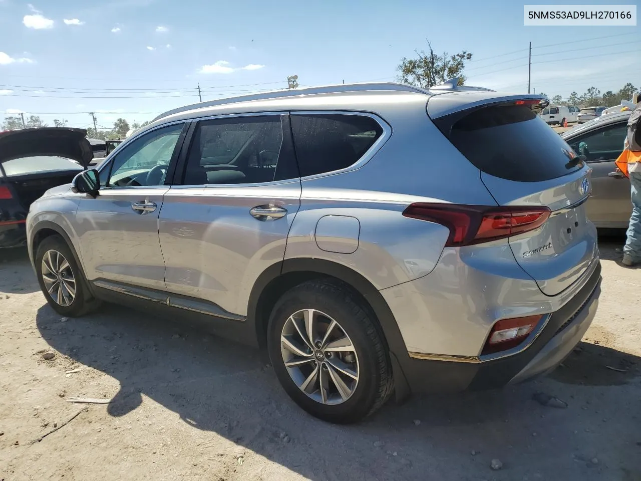 2020 Hyundai Santa Fe Limited VIN: 5NMS53AD9LH270166 Lot: 75534444