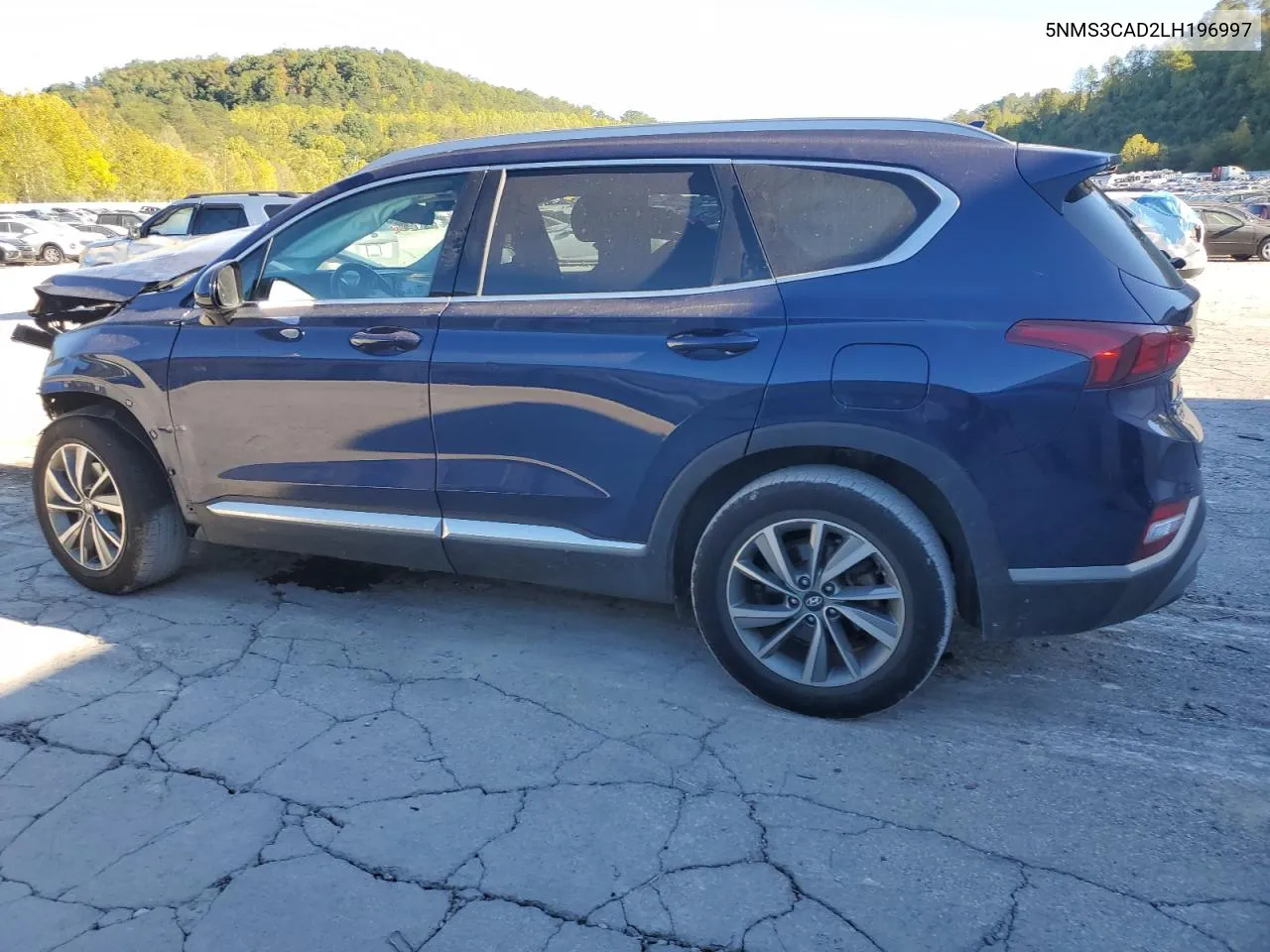 2020 Hyundai Santa Fe Sel VIN: 5NMS3CAD2LH196997 Lot: 75565154