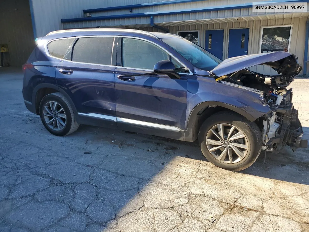 2020 Hyundai Santa Fe Sel VIN: 5NMS3CAD2LH196997 Lot: 75565154