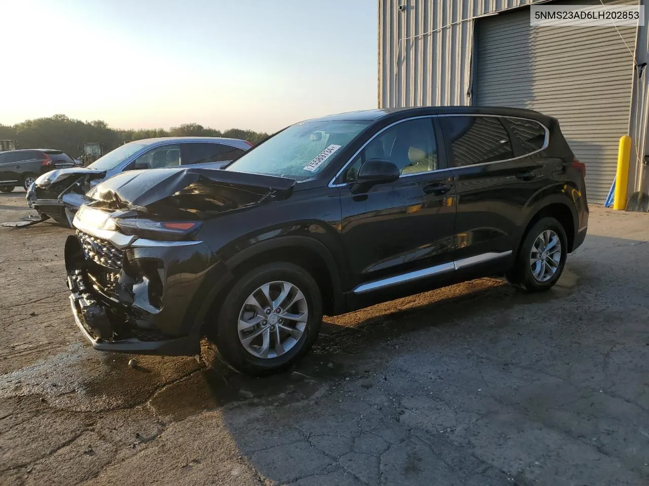 2020 Hyundai Santa Fe Se VIN: 5NMS23AD6LH202853 Lot: 75589734