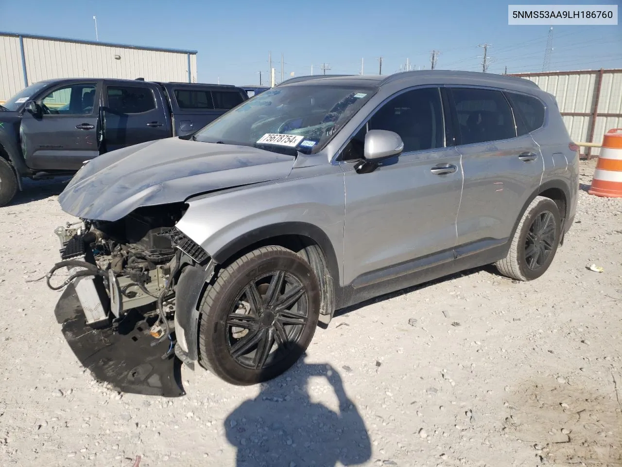 5NMS53AA9LH186760 2020 Hyundai Santa Fe Limited