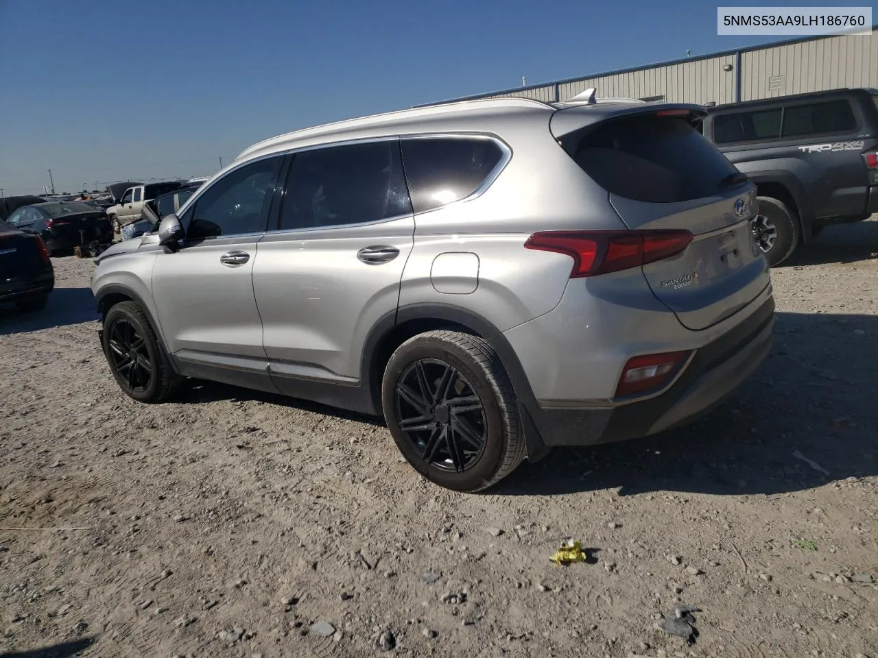 2020 Hyundai Santa Fe Limited VIN: 5NMS53AA9LH186760 Lot: 75678754