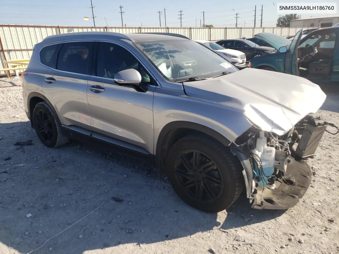 5NMS53AA9LH186760 2020 Hyundai Santa Fe Limited