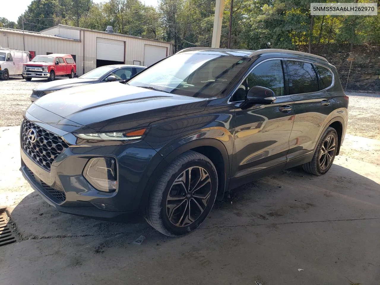 2020 Hyundai Santa Fe Limited VIN: 5NMS53AA6LH262970 Lot: 76039464