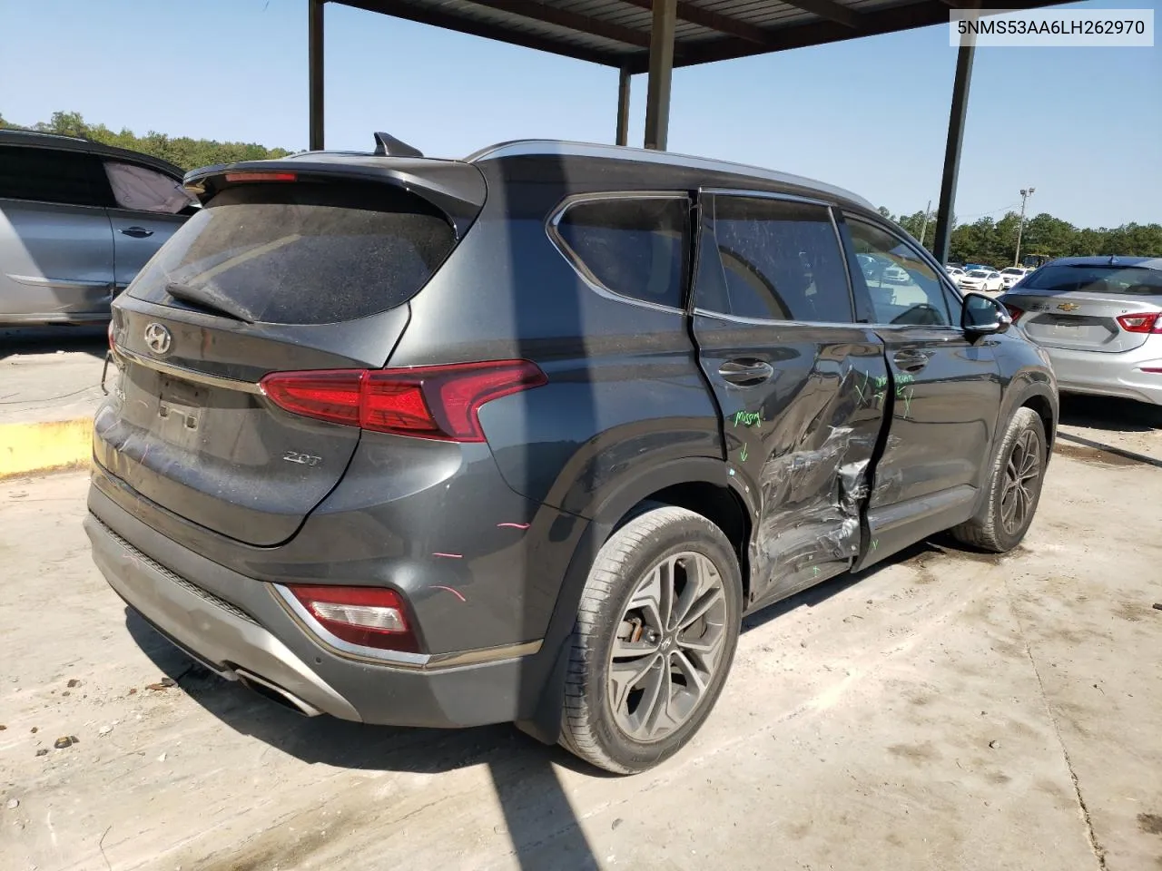 2020 Hyundai Santa Fe Limited VIN: 5NMS53AA6LH262970 Lot: 76039464