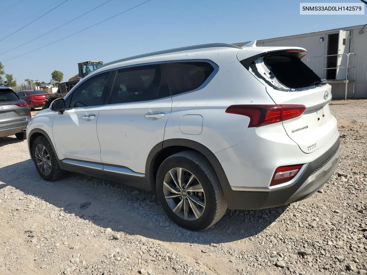 5NMS33AD0LH142579 2020 Hyundai Santa Fe Sel