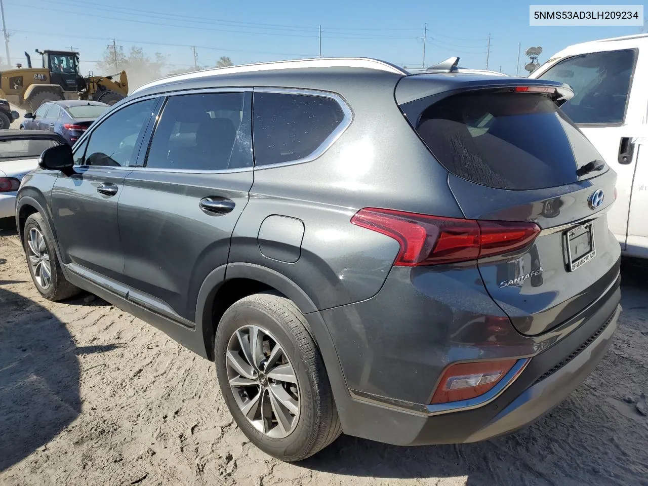 2020 Hyundai Santa Fe Limited VIN: 5NMS53AD3LH209234 Lot: 76176684