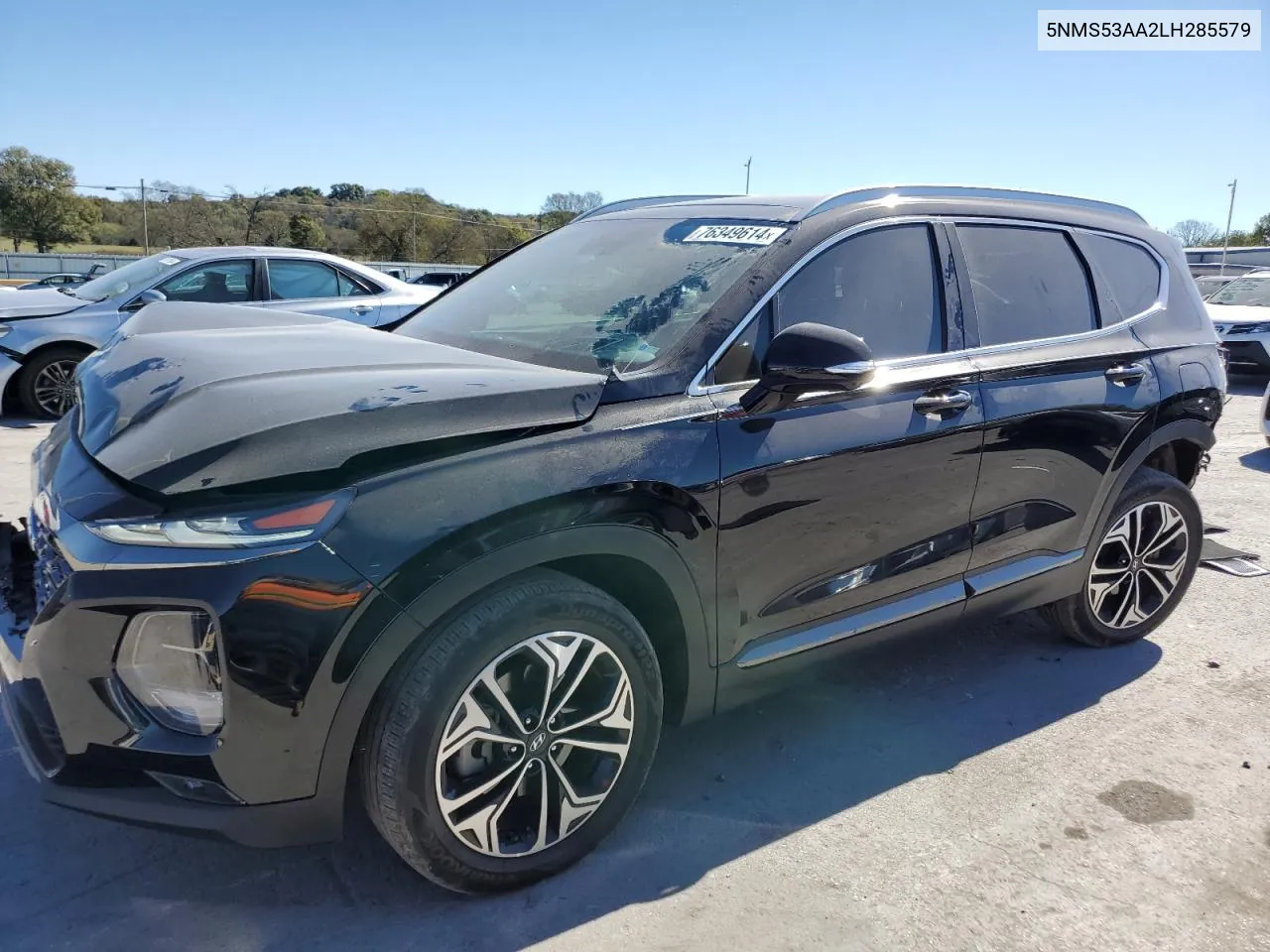 2020 Hyundai Santa Fe Limited VIN: 5NMS53AA2LH285579 Lot: 76349614