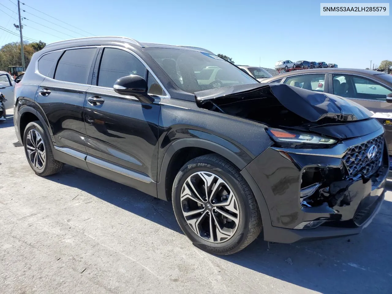 2020 Hyundai Santa Fe Limited VIN: 5NMS53AA2LH285579 Lot: 76349614