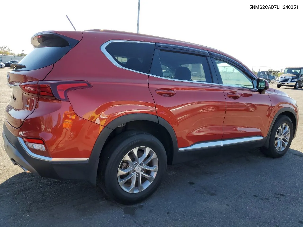 2020 Hyundai Santa Fe Se VIN: 5NMS2CAD7LH240351 Lot: 76505314