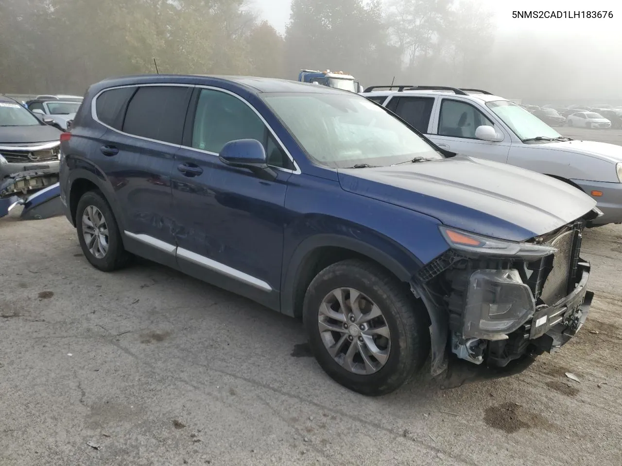 2020 Hyundai Santa Fe Se VIN: 5NMS2CAD1LH183676 Lot: 76514574