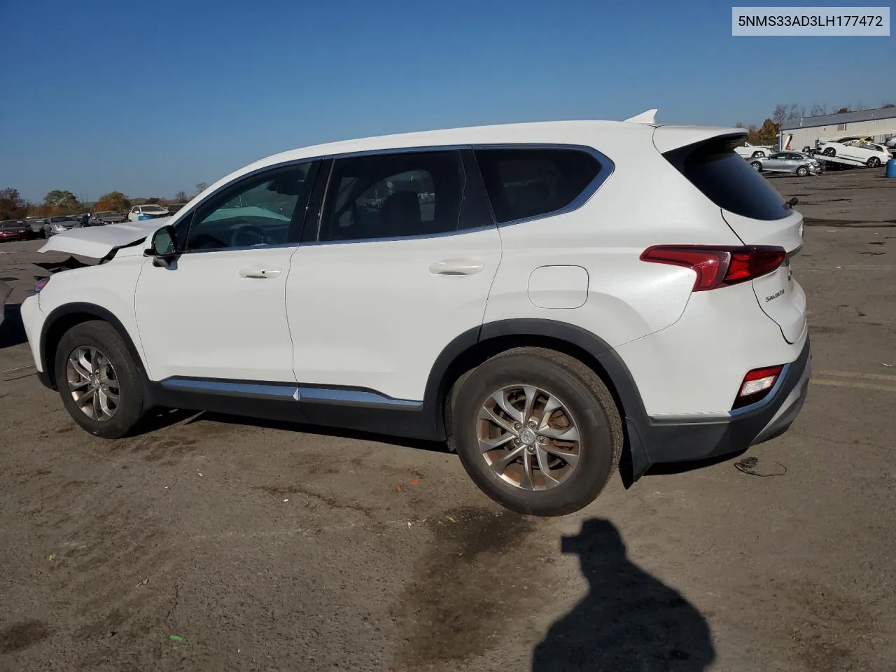 2020 Hyundai Santa Fe Sel VIN: 5NMS33AD3LH177472 Lot: 76687594