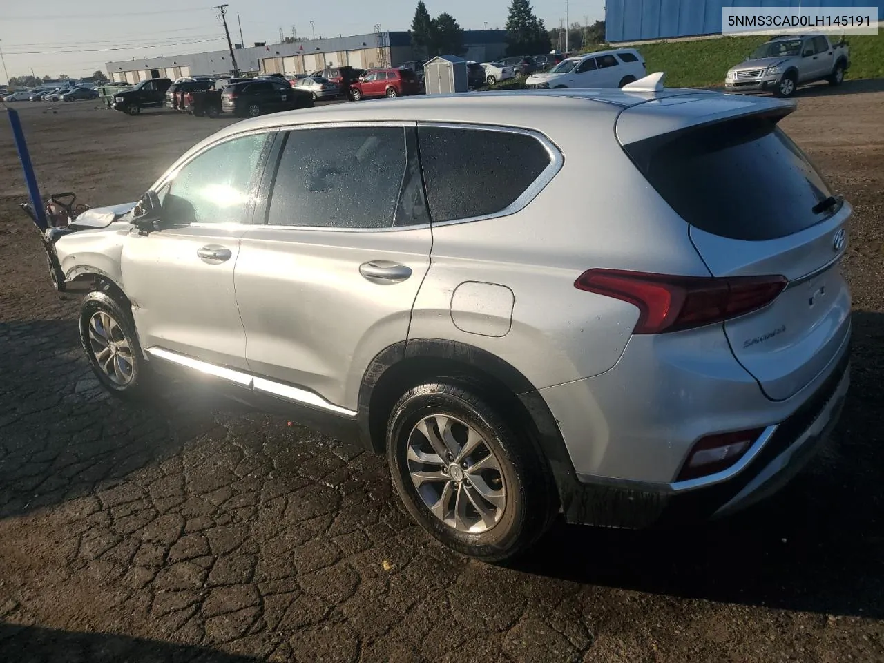 2020 Hyundai Santa Fe Sel VIN: 5NMS3CAD0LH145191 Lot: 76846424