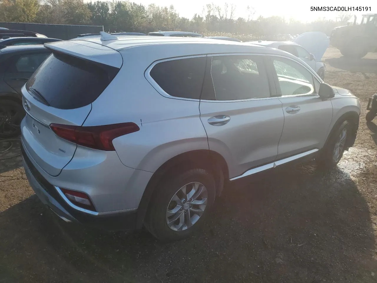 2020 Hyundai Santa Fe Sel VIN: 5NMS3CAD0LH145191 Lot: 76846424