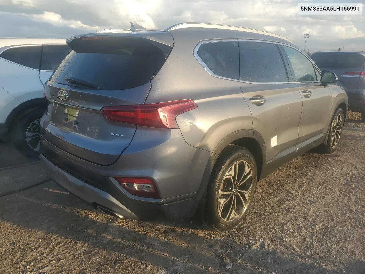 2020 Hyundai Santa Fe Limited VIN: 5NMS53AA5LH166991 Lot: 77010854