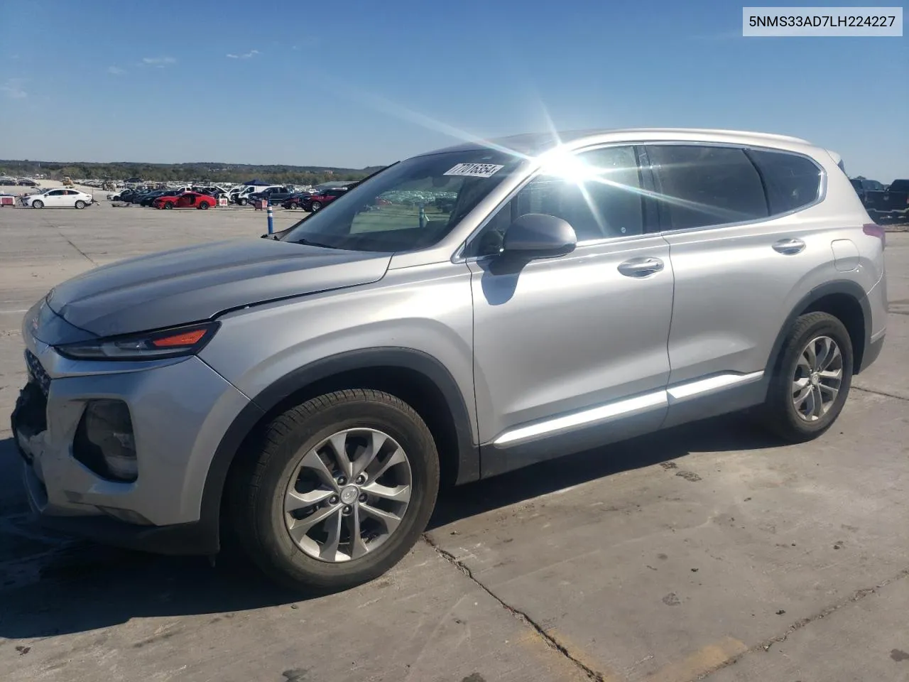 2020 Hyundai Santa Fe Sel VIN: 5NMS33AD7LH224227 Lot: 77016354