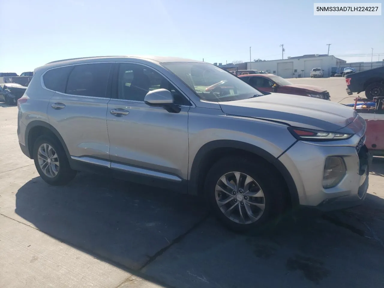 2020 Hyundai Santa Fe Sel VIN: 5NMS33AD7LH224227 Lot: 77016354