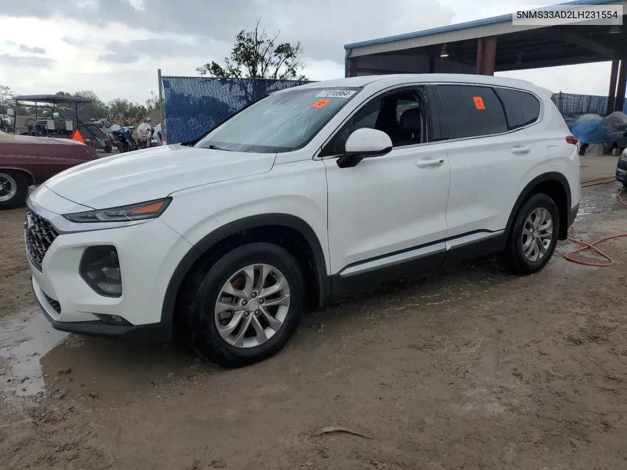 2020 Hyundai Santa Fe Sel VIN: 5NMS33AD2LH231554 Lot: 77016964