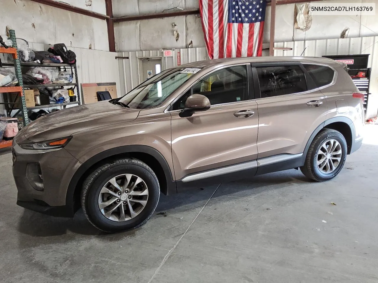 2020 Hyundai Santa Fe Se VIN: 5NMS2CAD7LH163769 Lot: 77219374