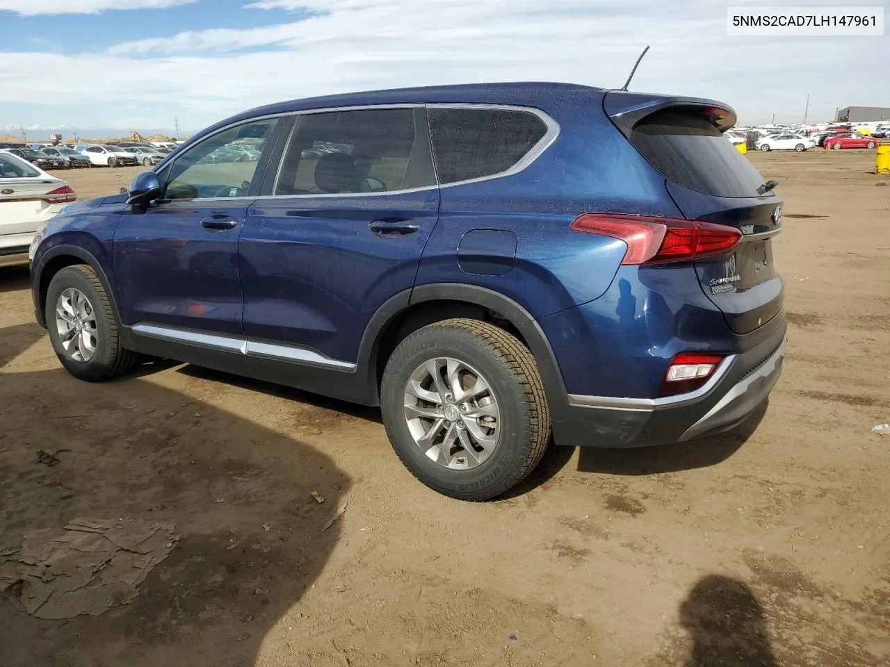 2020 Hyundai Santa Fe Se VIN: 5NMS2CAD7LH147961 Lot: 77232474