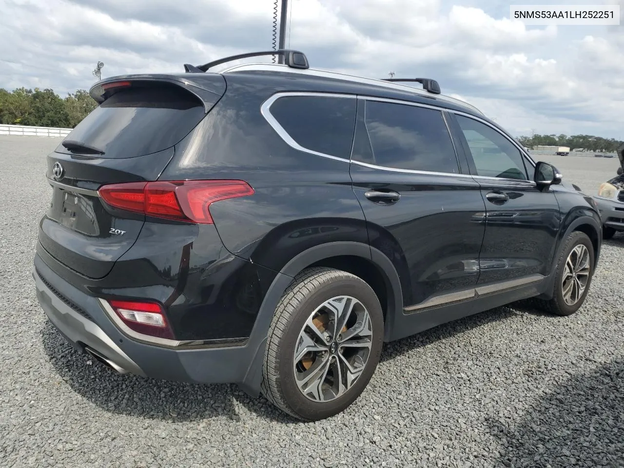 2020 Hyundai Santa Fe Limited VIN: 5NMS53AA1LH252251 Lot: 77620324