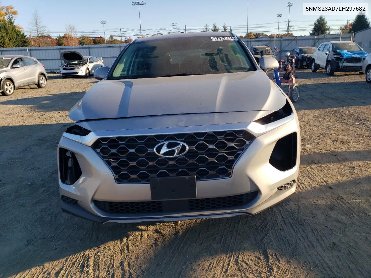 2020 Hyundai Santa Fe Se VIN: 5NMS23AD7LH297682 Lot: 77632244