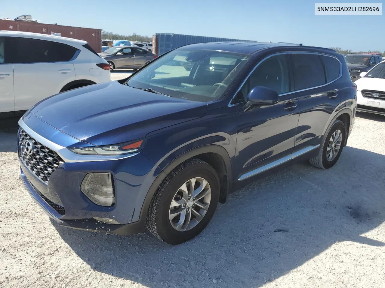 2020 Hyundai Santa Fe Sel VIN: 5NMS33AD2LH282696 Lot: 77824874