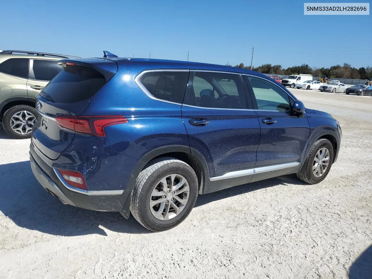 2020 Hyundai Santa Fe Sel VIN: 5NMS33AD2LH282696 Lot: 77824874