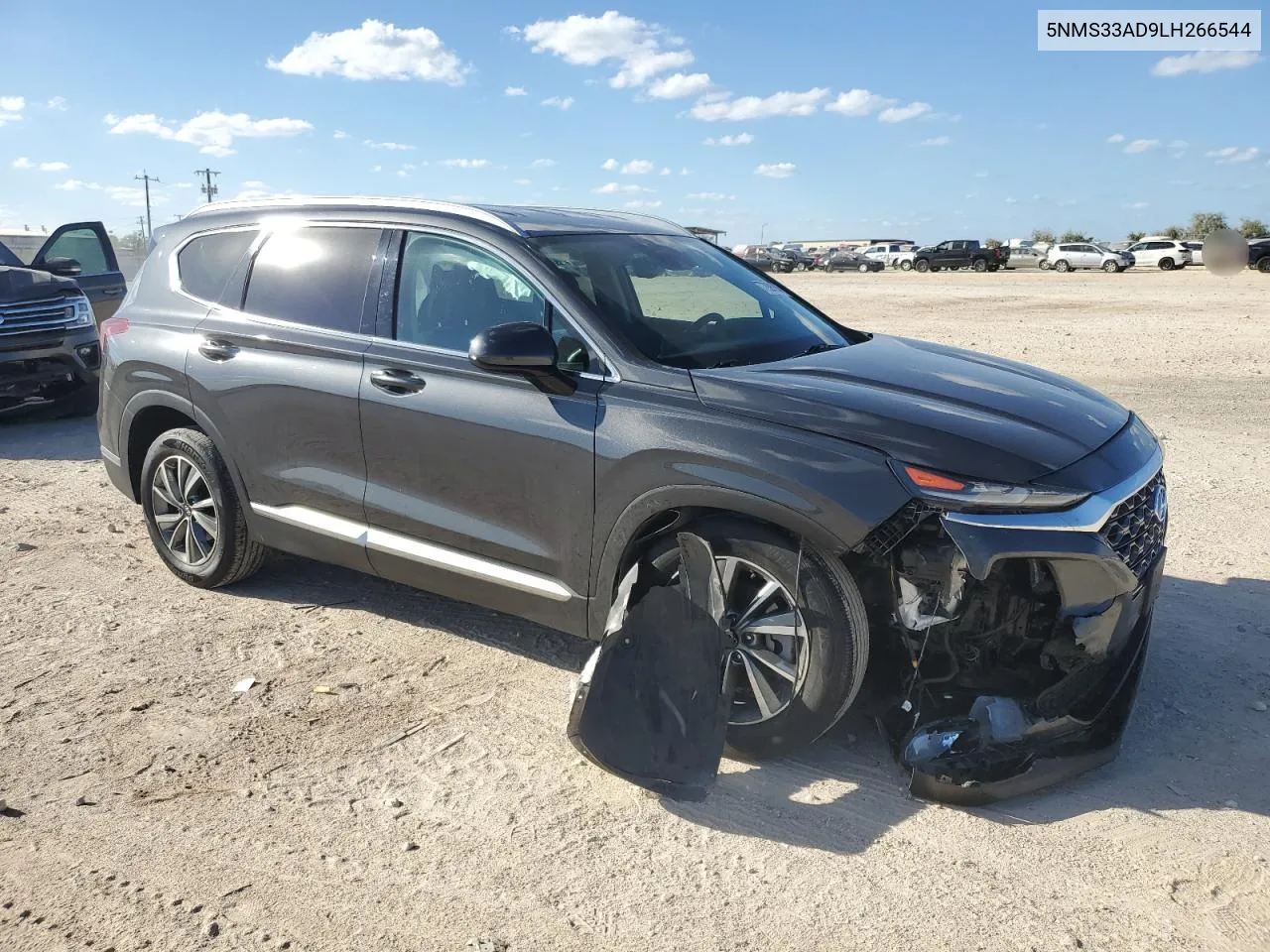 2020 Hyundai Santa Fe Sel VIN: 5NMS33AD9LH266544 Lot: 77999904