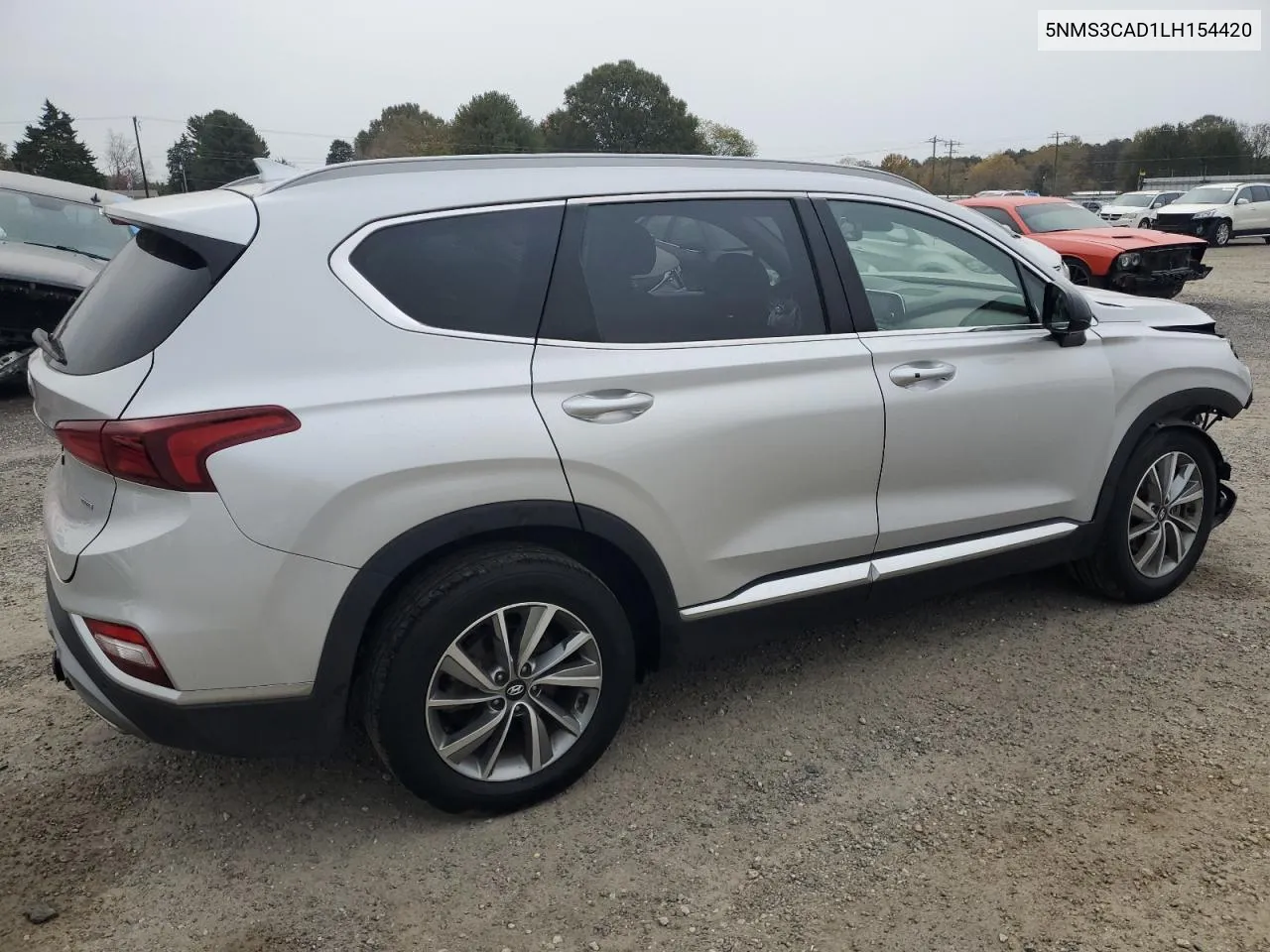 2020 Hyundai Santa Fe Sel VIN: 5NMS3CAD1LH154420 Lot: 78779034