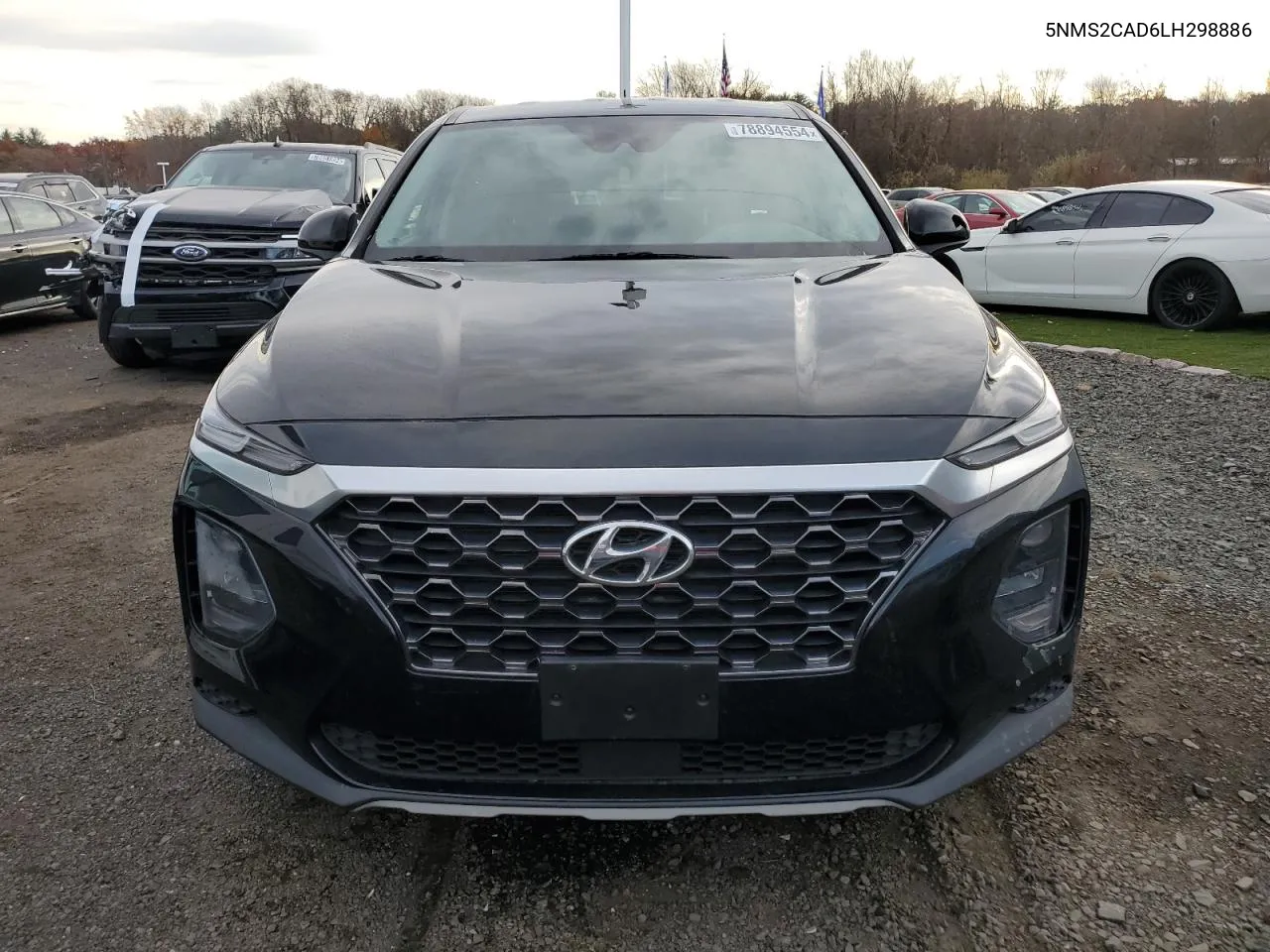 2020 Hyundai Santa Fe Se VIN: 5NMS2CAD6LH298886 Lot: 78894554