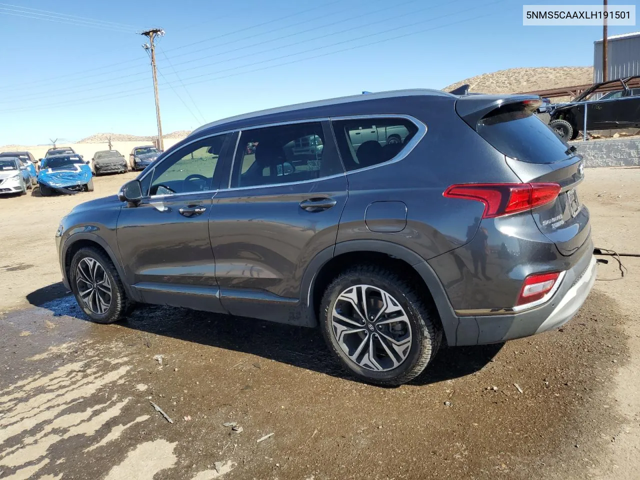 2020 Hyundai Santa Fe Limited VIN: 5NMS5CAAXLH191501 Lot: 78932544