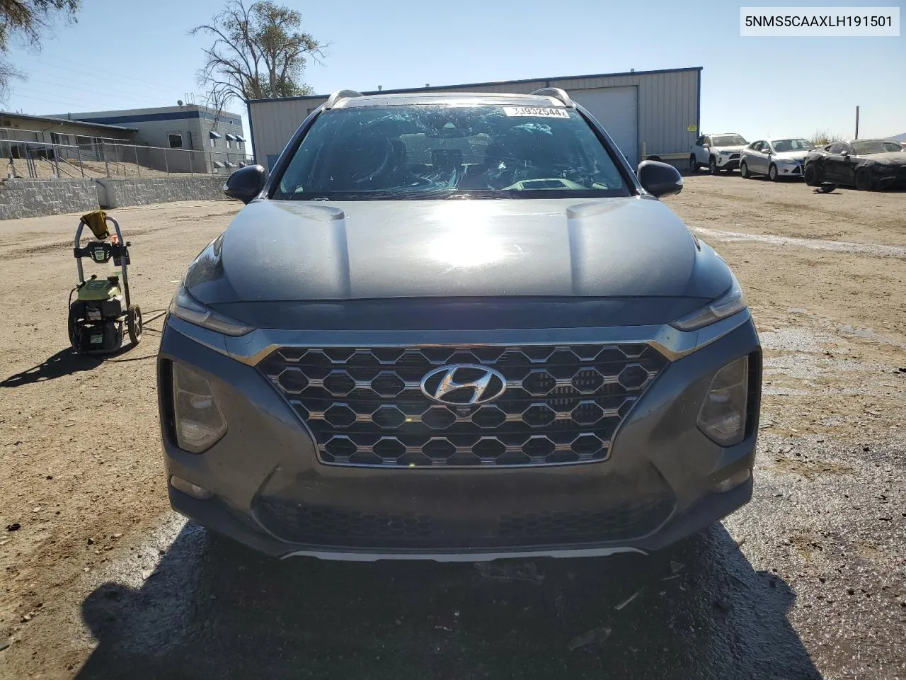 2020 Hyundai Santa Fe Limited VIN: 5NMS5CAAXLH191501 Lot: 78932544