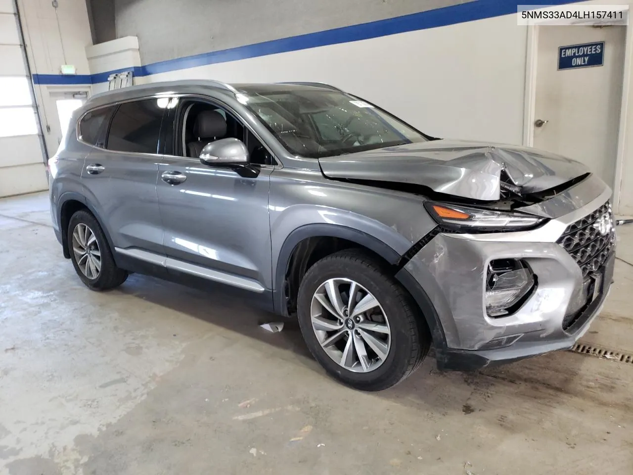 2020 Hyundai Santa Fe Sel VIN: 5NMS33AD4LH157411 Lot: 79113674