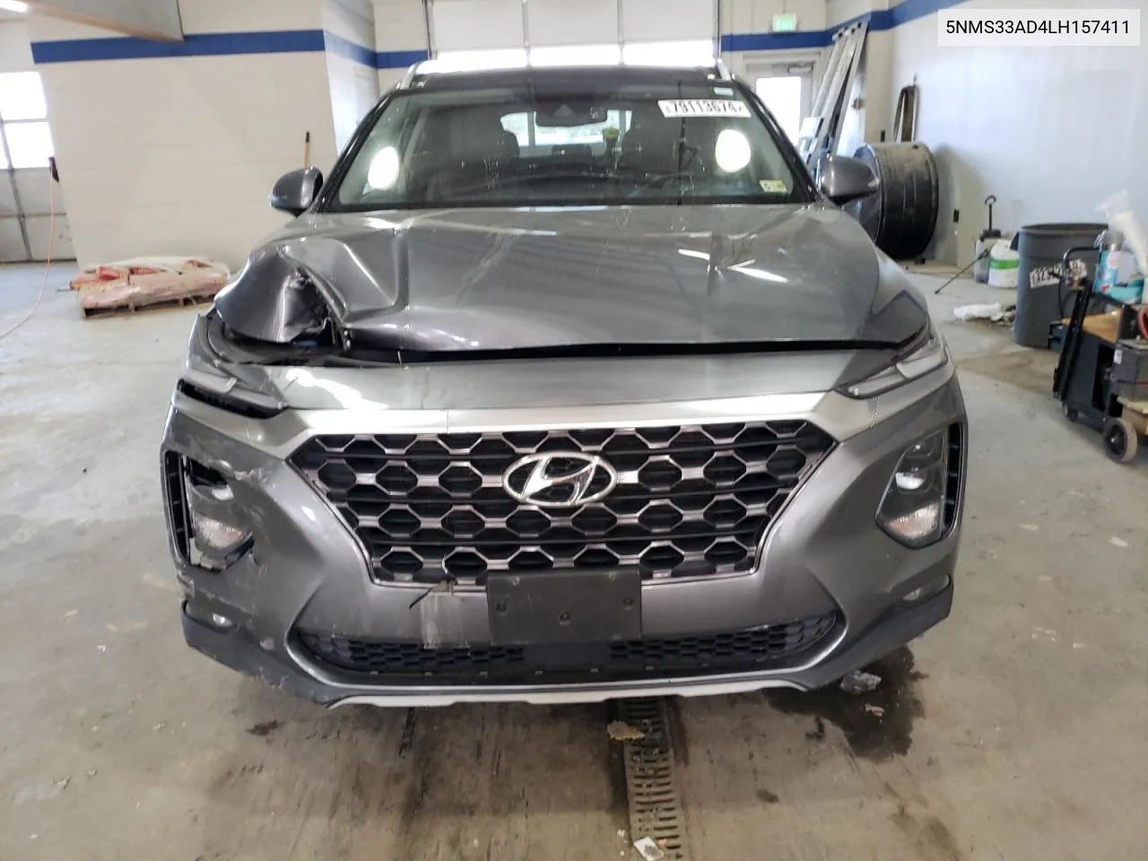 2020 Hyundai Santa Fe Sel VIN: 5NMS33AD4LH157411 Lot: 79113674