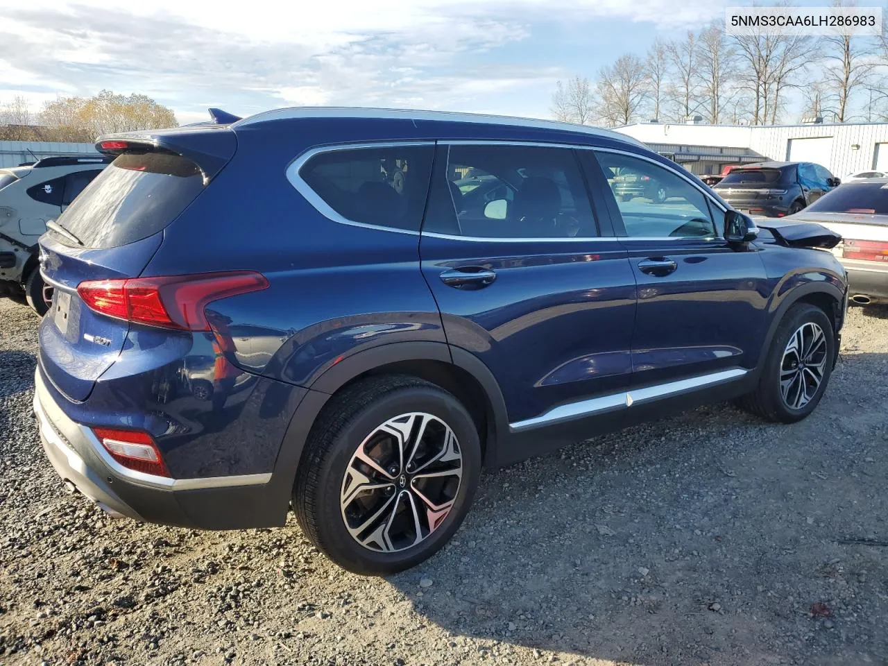 2020 Hyundai Santa Fe Sel VIN: 5NMS3CAA6LH286983 Lot: 79209844