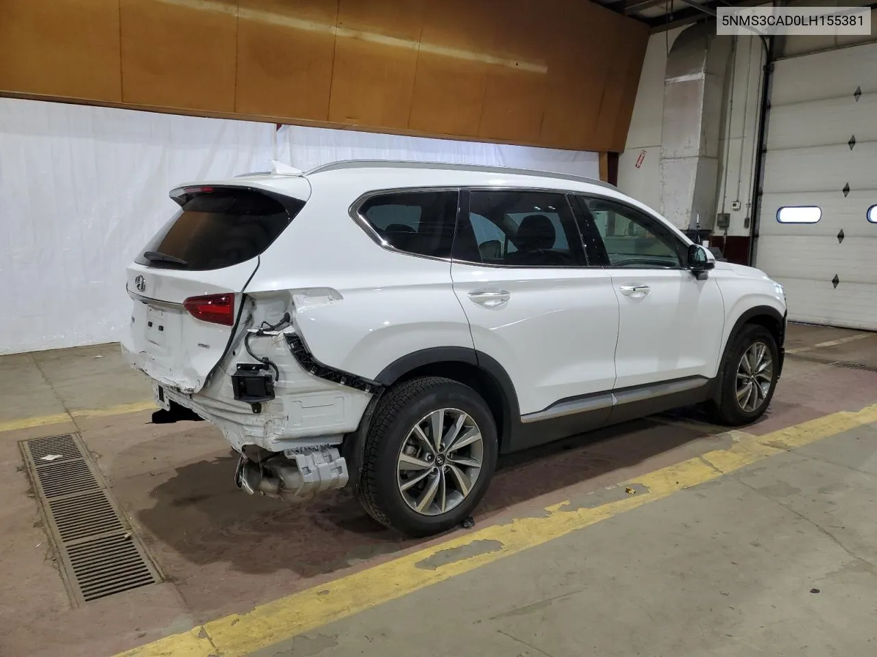 2020 Hyundai Santa Fe Sel VIN: 5NMS3CAD0LH155381 Lot: 79240654