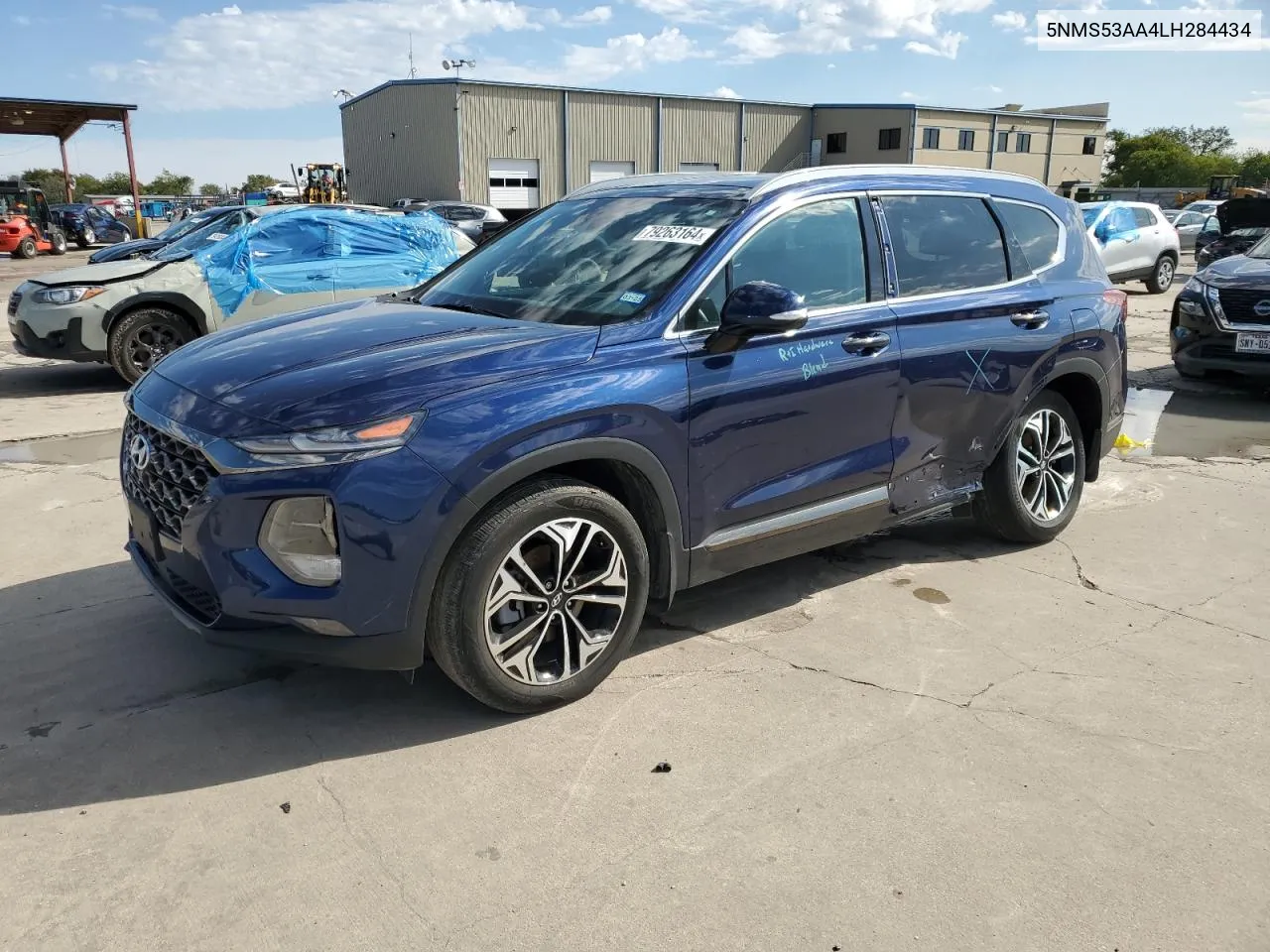 2020 Hyundai Santa Fe Limited VIN: 5NMS53AA4LH284434 Lot: 79263164