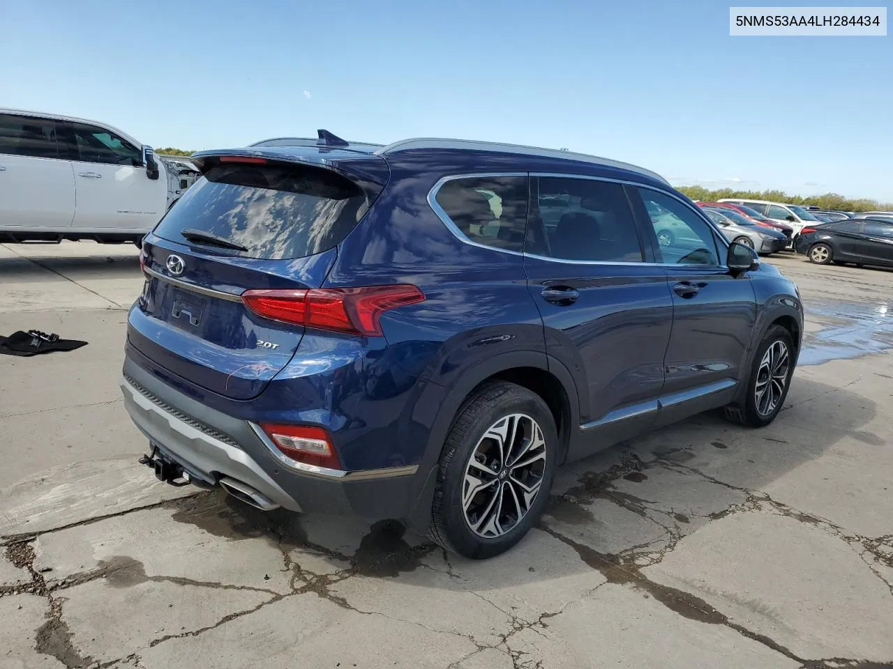 2020 Hyundai Santa Fe Limited VIN: 5NMS53AA4LH284434 Lot: 79263164