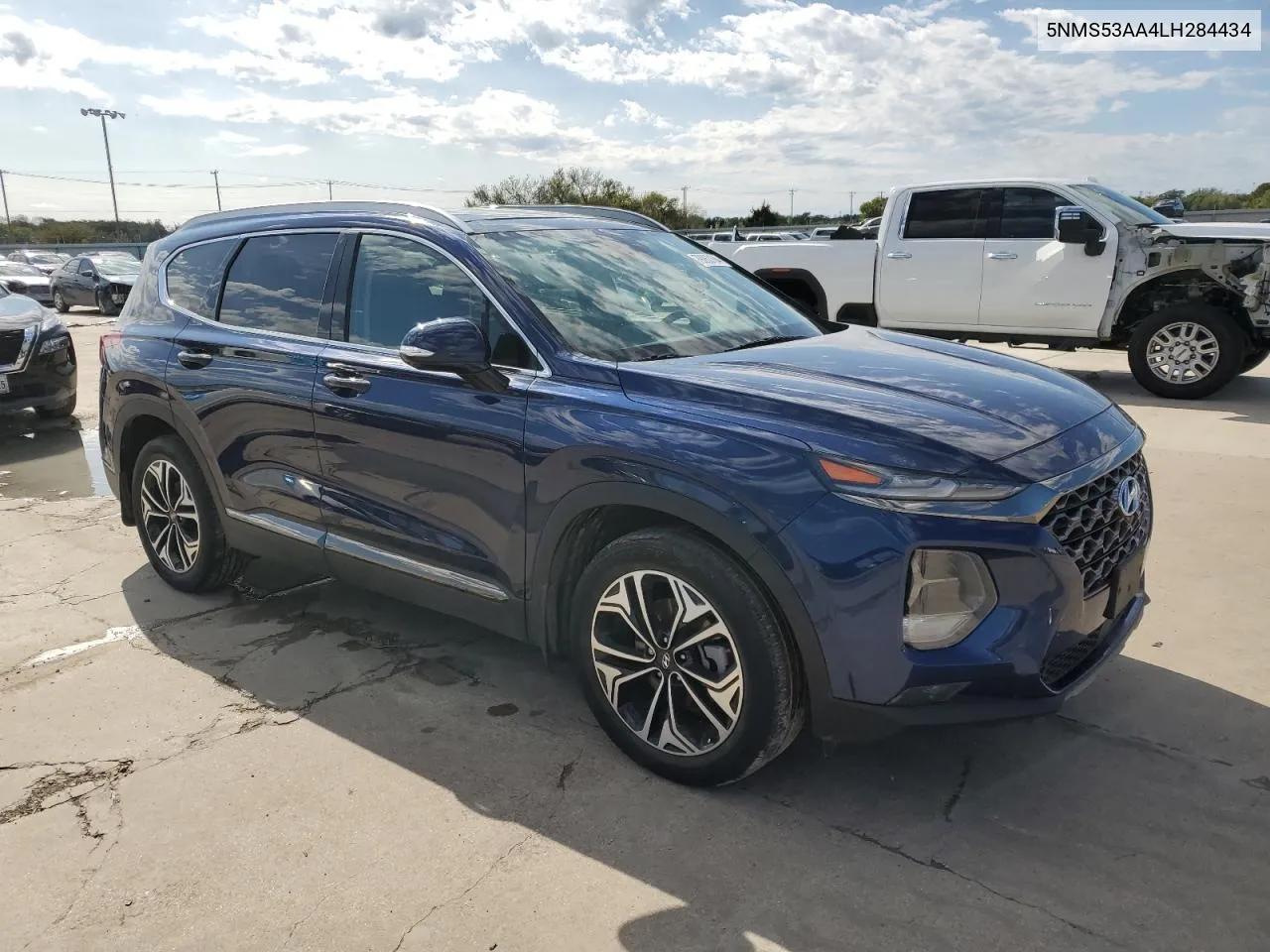 2020 Hyundai Santa Fe Limited VIN: 5NMS53AA4LH284434 Lot: 79263164