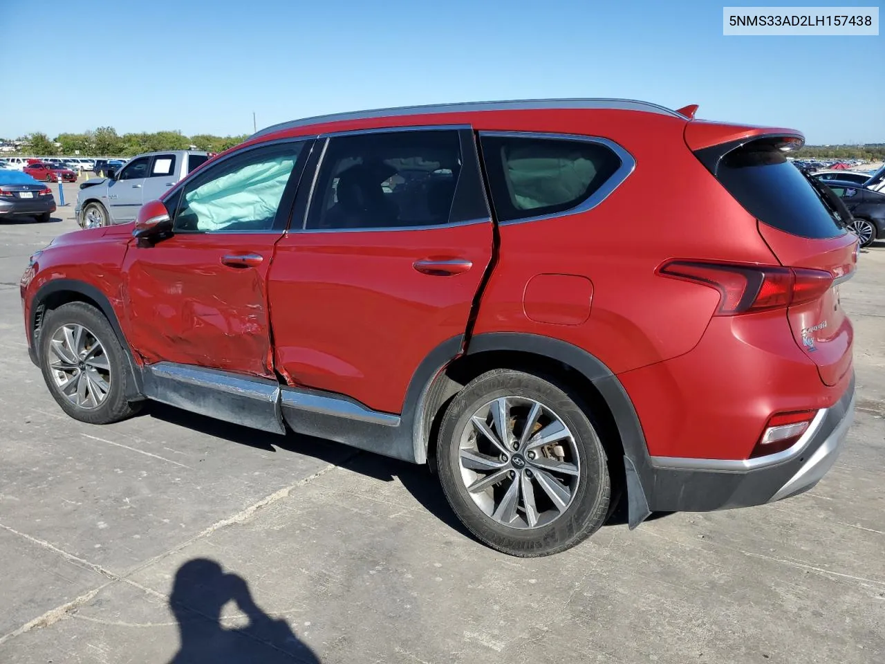 2020 Hyundai Santa Fe Sel VIN: 5NMS33AD2LH157438 Lot: 79341134