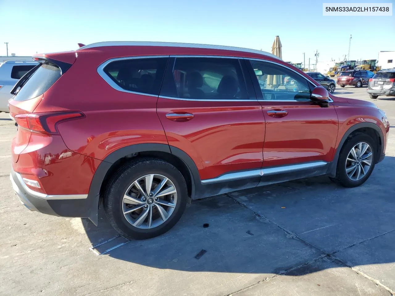 2020 Hyundai Santa Fe Sel VIN: 5NMS33AD2LH157438 Lot: 79341134