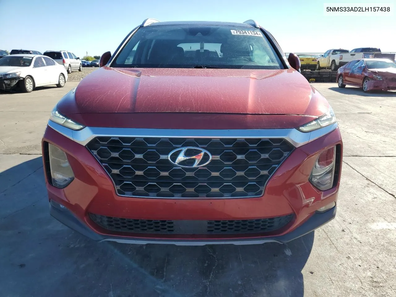 2020 Hyundai Santa Fe Sel VIN: 5NMS33AD2LH157438 Lot: 79341134