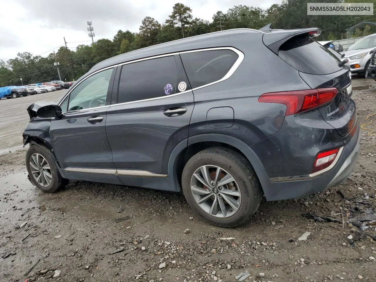 2020 Hyundai Santa Fe Limited VIN: 5NMS53AD5LH202043 Lot: 79514454