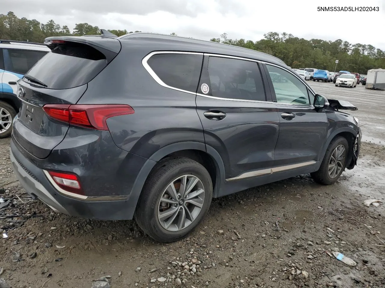 2020 Hyundai Santa Fe Limited VIN: 5NMS53AD5LH202043 Lot: 79514454