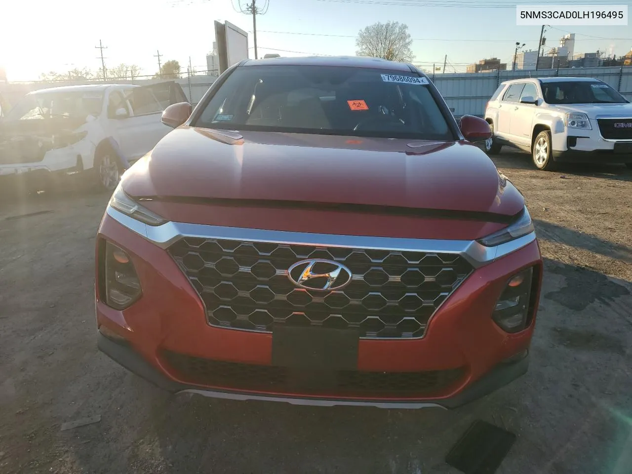 2020 Hyundai Santa Fe Sel VIN: 5NMS3CAD0LH196495 Lot: 79686094